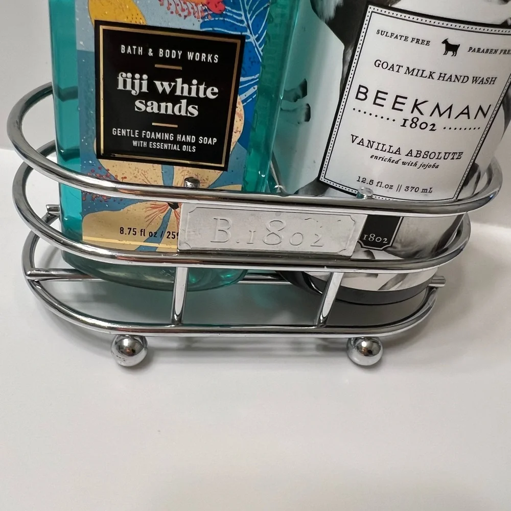 Beekman 1802 double soap lotion holder
